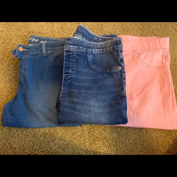 Girls 18 Plus jeans lot - Justice/Cat & Jack - Picture 1 of 1
